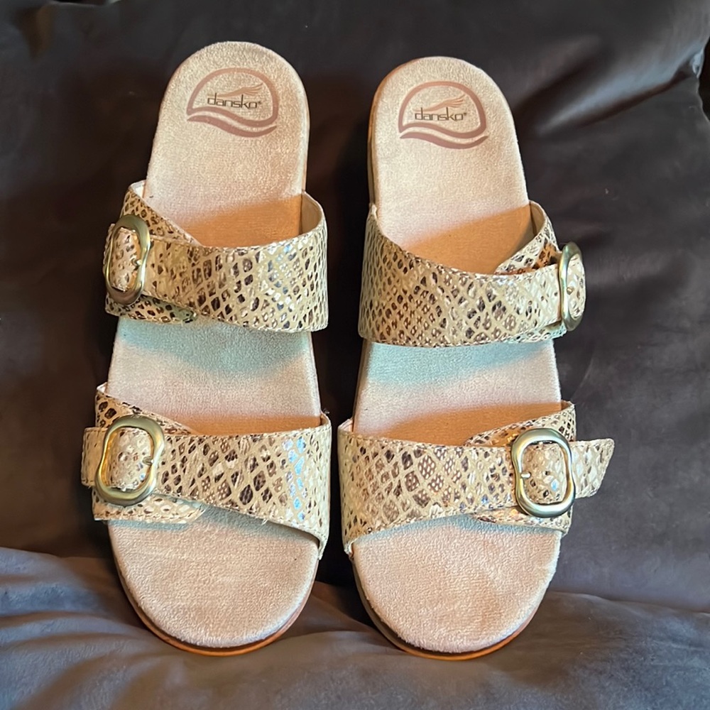 Dansko slip on sandals